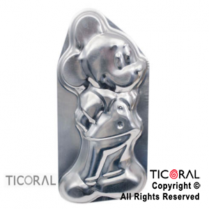 MOLDE FIGURA RATON ALUMINIO x 1